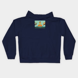 Freddie Floats Away Kids Hoodie